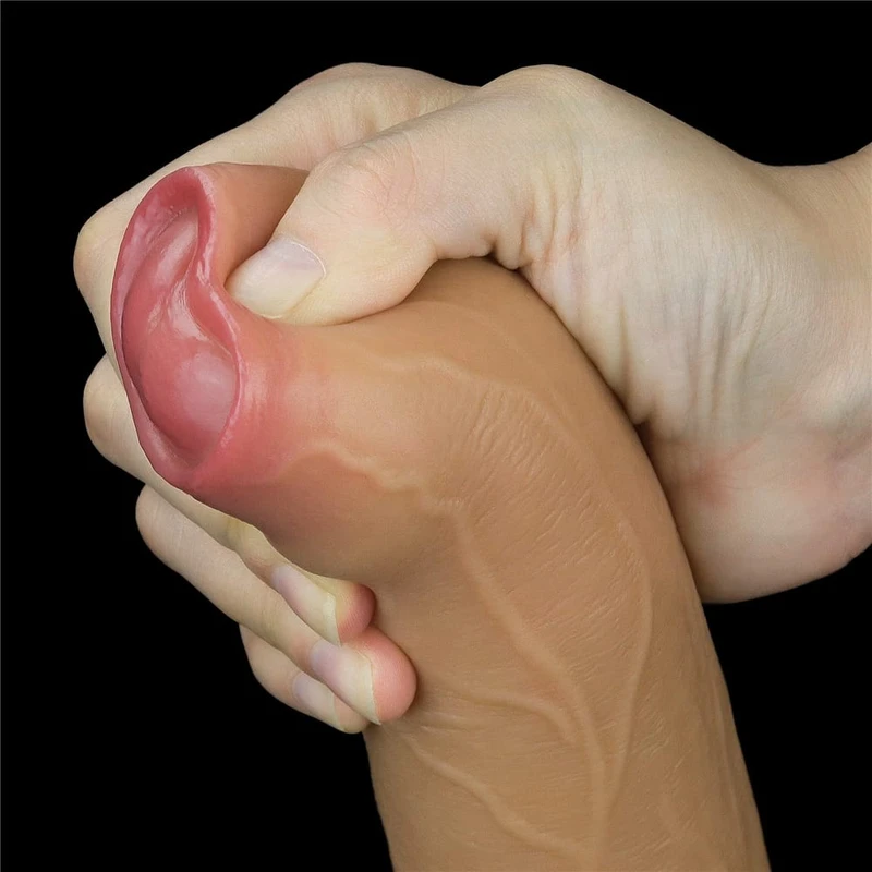 11'' Realistični vibrator sa vakuumskim postoljem i testisima - Lovetoy