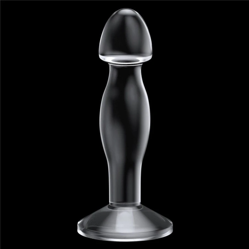 6.5'' Prozirni Prostate Plug sa Vakuumskim Postoljem