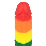 7'' Prider Dildo - Višebojni, Vodootporni, Sa Vakuumskim Postoljem, Lovetoy
