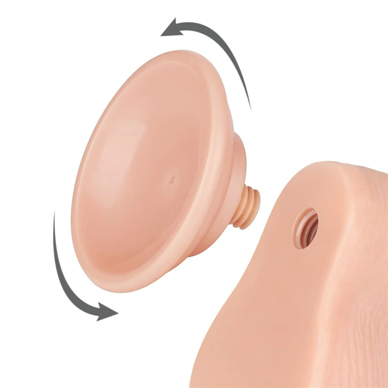 7.5'' Realistični Dildo Sa Testisima I Vakuumskim Postoljem - Lovetoy Koža
