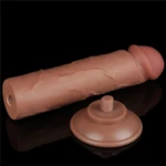 8'' Realistični Braon Dildo sa Vakuumskim Postoljem - Lovetoy