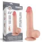 8'' Realistični Dildos sa Vakuumskim Postoljem i Testisima - Lovetoy