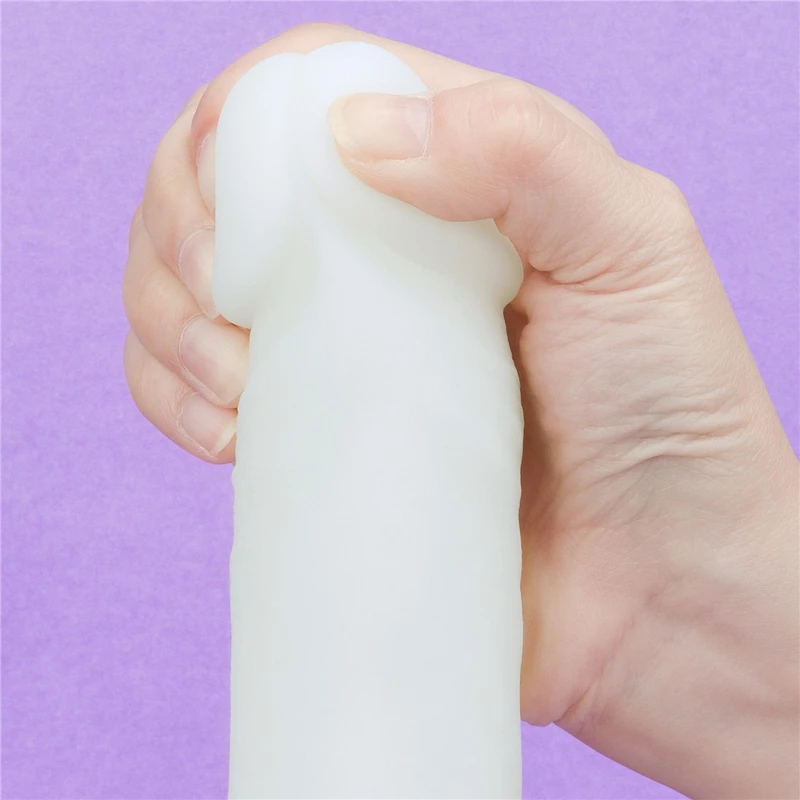 8.0'' Lumino Play Dildo od Silikona sa Testisima i Vakumskim Postoljem