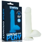8.0'' Lumino Play Dildo od Silikona sa Testisima i Vakumskim Postoljem