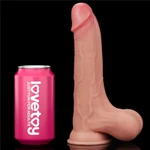 8.5'' Dual Layer Džin sa Testisima - Lovetoy