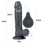 9'' Squirt Extreme Dildo - Crni