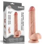 9.0'' Realistični Dual Layer Dong sa Testisima - Lovetoy