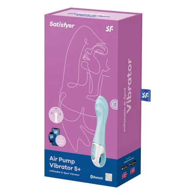 Air Pump Vibrator 5+ plavi sa aplikacijom za G-tačku stimulaciju - Sexy Shop