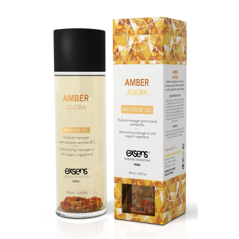 Amber Jojoba masažno ulje 100ml – Exsens za parove