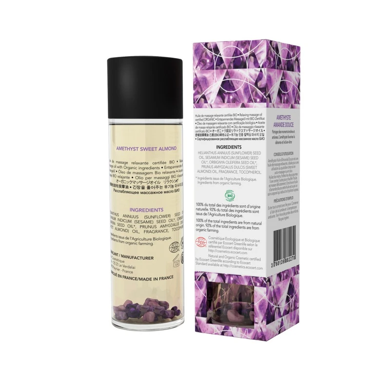 Amethyst Sweet Almond masažno ulje 100ml sa mirisom za parove
