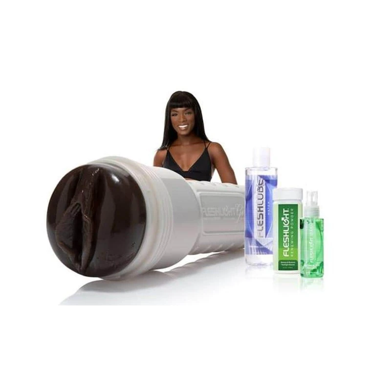 Ana Foxxx Silk Fleshlight - čokoladna senzacija 25,4 cm, vodootporna