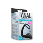 ANAL ADVENTURES SILIKONSKI ČOK RING PLUG CRNI