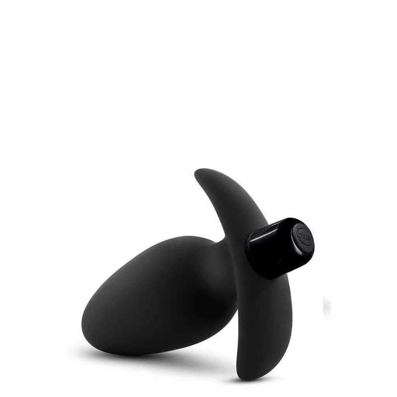Analne Avanture Silikonski Saddle Plug sa Vibracijom 10,1cm Crni