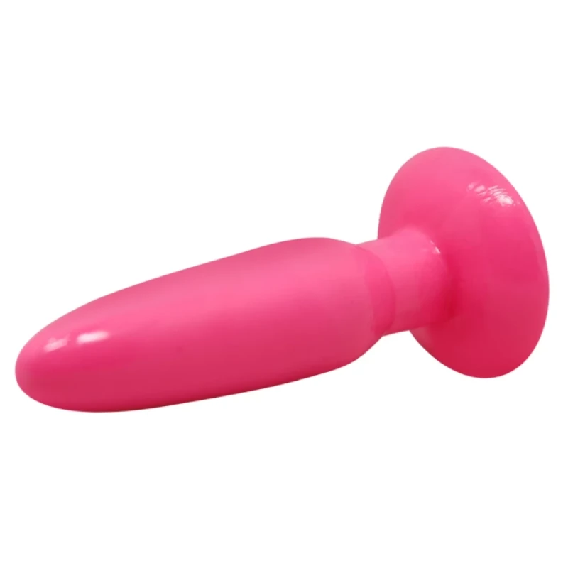 Analni plug za stimulaciju Debra sa vakuumskim postoljem, crveni, 13,5cm