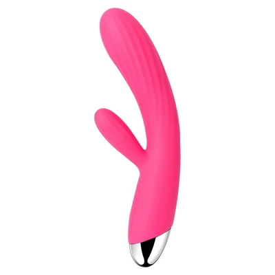 Angel vibrator - Crveni sa grejanjem i dvostrukom stimulacijom - Sexy Shop