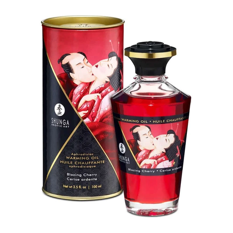 Aphrodisiac Oil Blazing Cherry 100 ml - Grejuće ulje za erotsku igru