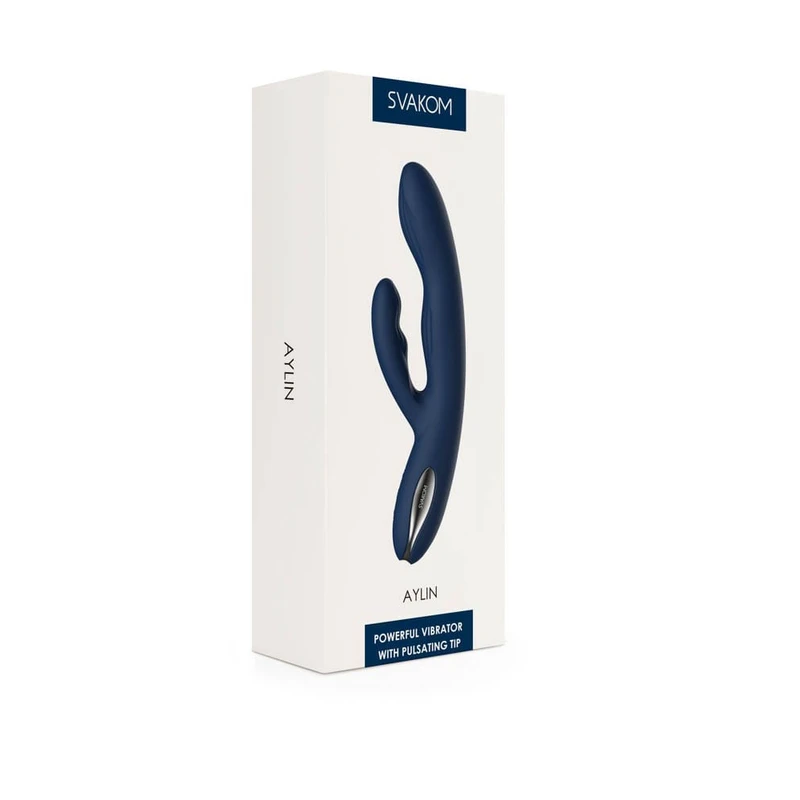 Aylin Plavi Vibrator sa Stimulansom Klitorisa 21,5cm