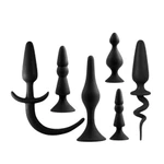BACK UP KIT - set analnih čepova, crni, vodootporni