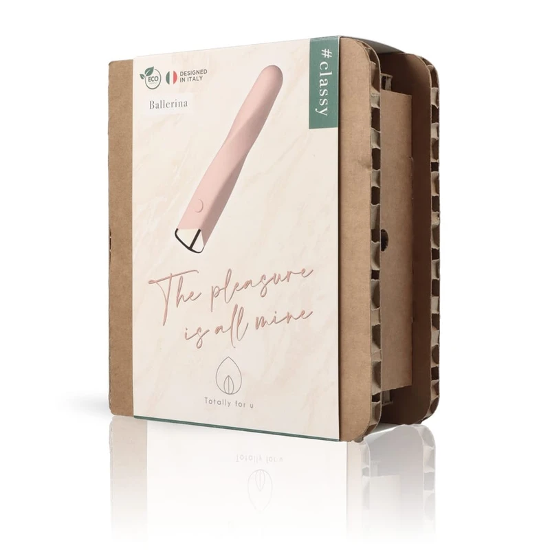 Ballerina roza vodootporni vibrator za klitoralnu stimulaciju