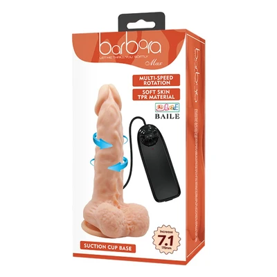 Barbara Max Dildo sa Višenamenskim Vibracijama 18,3 cm - Sexy Shop