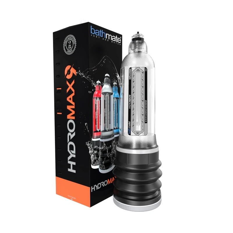 Bathmate Hydromax9 - Prozirni vodootporni pumpa za povećanje i zdravlje penisa
