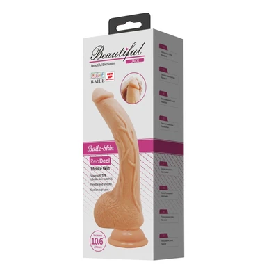 Beautiful Jack 10,6" Vibrirajući Dildo sa Vakuumskim Postoljem i Daljinskim Upravljačem - Sexy Shop