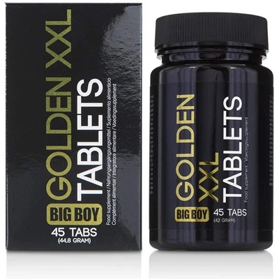 Big Boy Golden XXL - 45 tableta za muškarce - Stimulans erekcije - Sexy Shop