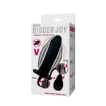 Bigger Joy Inflatable Penis Crni 16cm sa Daljinskim Upravljačem