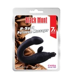 Black Mont P-Spot Vibrirajući Masager za Prostate 25cm - Vodootporan, Crna