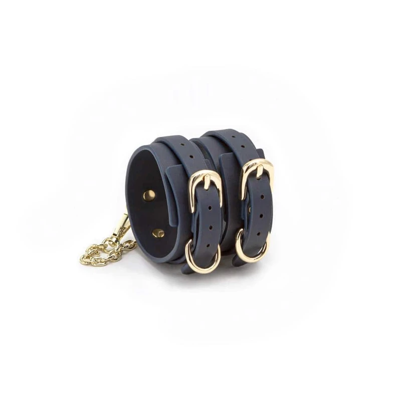 Bondage Couture Plave Ankle Cuff Klučevi