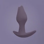 BOOTIE FEM analni čep - vodootporni braon tulipan 8,5cm