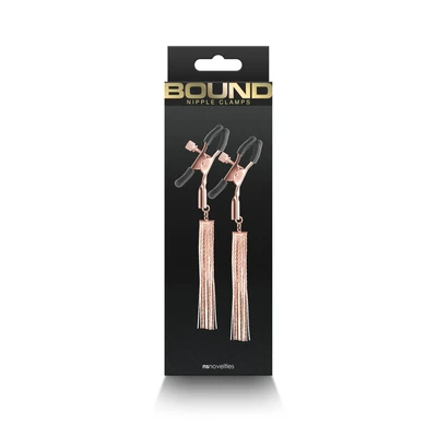Bound Nipple Clamps - D2 - Roze Zlato - NS Toys - Sexy Shop