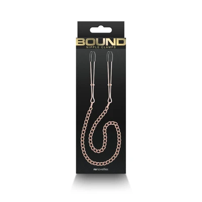 Bound - Podesive Stege za Bradavice - Crna - NS Toys - Sexy Shop