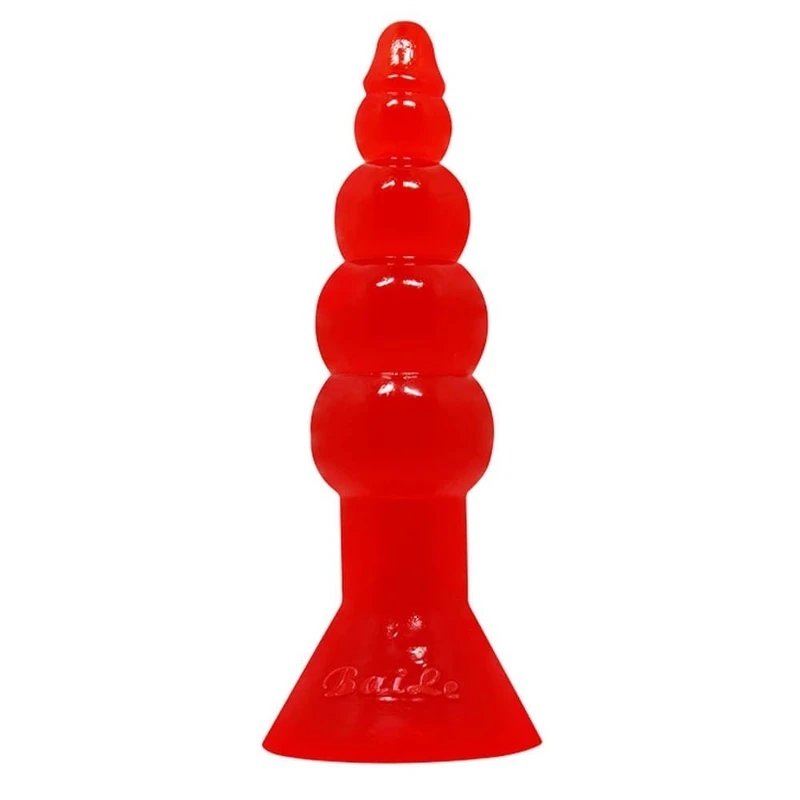 Butt Riders Anal Plug - Crveni Bead Detalji