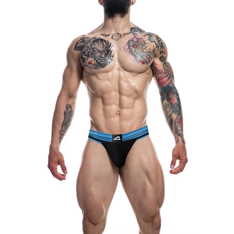 C4M Rugby Jockstrap Electric Blue XL