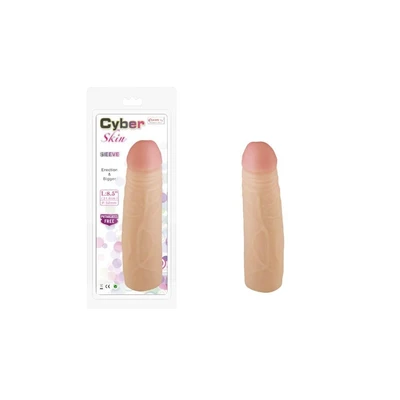 Charmly Cyber Skin Sleeve 21,6cm - Realistična kožna navlaka za produženje užitka - Sexy Shop