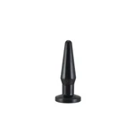 Charmly Diamond Plug Medium - crni analni čep za opuštanje 12,4 cm