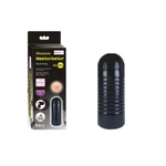 Charmly Pleasure Masturbator Mouth - Crna koža, 19cm