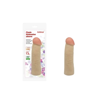 Charmly produžetak za penis 22cm - kožni izgled - Sexy Shop