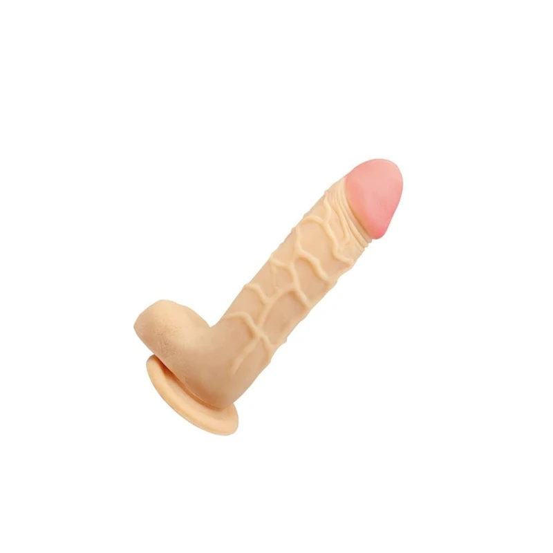 Charmly Realistični Dildo sa Testisima i Vakuumskim Postoljem 24cm Koža