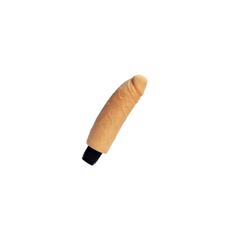Charmly Super Vibe Real Cyber Skin No. 2 - Vodootporni vibrator od prirodne kože, 25cm