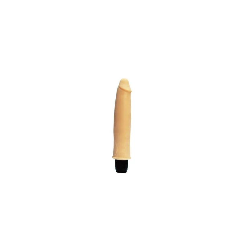 Charmly Super Vibe Real Cyber Skin No. 3 - Vodootporni vibrator od kože, 26cm