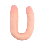 Chisa Novelties dupli dildo 35cm - vodootporan, bešuman, u boji kože
