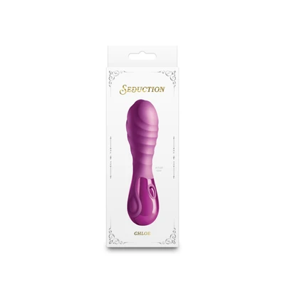Chloe vibraciona igračka - metalik roza, vodootporna, 3 brzine/7 funkcija - Sexy Shop