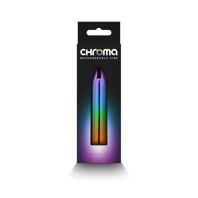 Chroma Rainbow Medium - Vodootporni Vibrator Višebojni 9cm