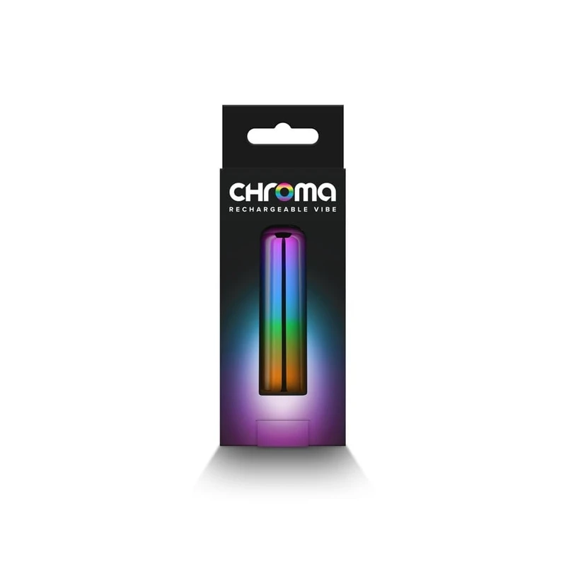 Chroma Rainbow - Višebojni Vodootporni Vibrator 6,8cm