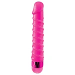 Classix Candy Twirl Vodootporni Masažer sa Višestrukim Brzinama - Roze 16,5cm