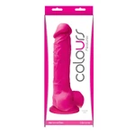 Colours Pleasures Veliki Roze Dong sa Vakuumskim Postoljem 24cm