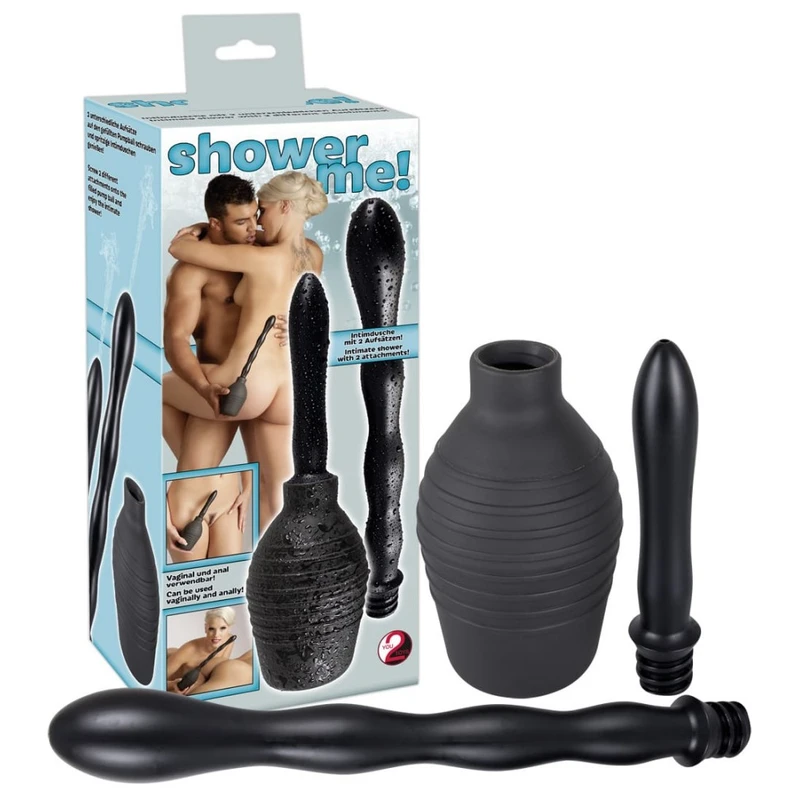 Crni intimni tuš sa dva dodatka, You2Toys