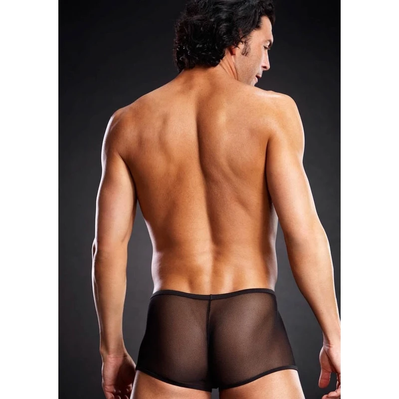 Crni Micro Mesh Trunk S/M - Blue Line